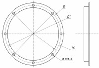 Фланец d=100